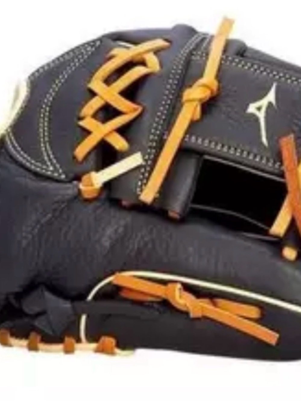 Mizuno Black and Tan Youth Baseball Glove - Picture 3 of 5